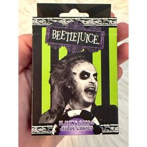 Beetlejuice Playing Cards Warner Bros Aquarius Movie Theme Deck Green Black